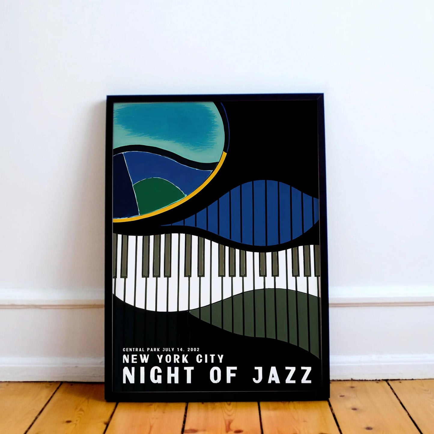 NYC Night of Jazz 2002 Retro Poster - HypeSheriff