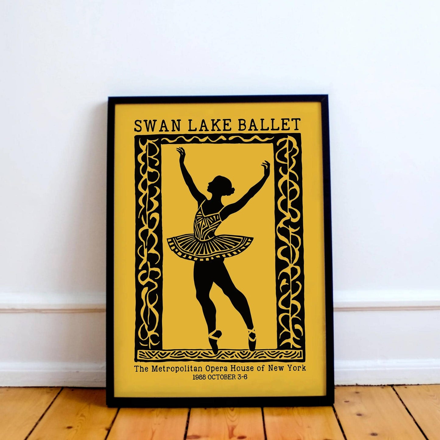 Swan Lake Ballet 1988 Poster - HypeSheriff