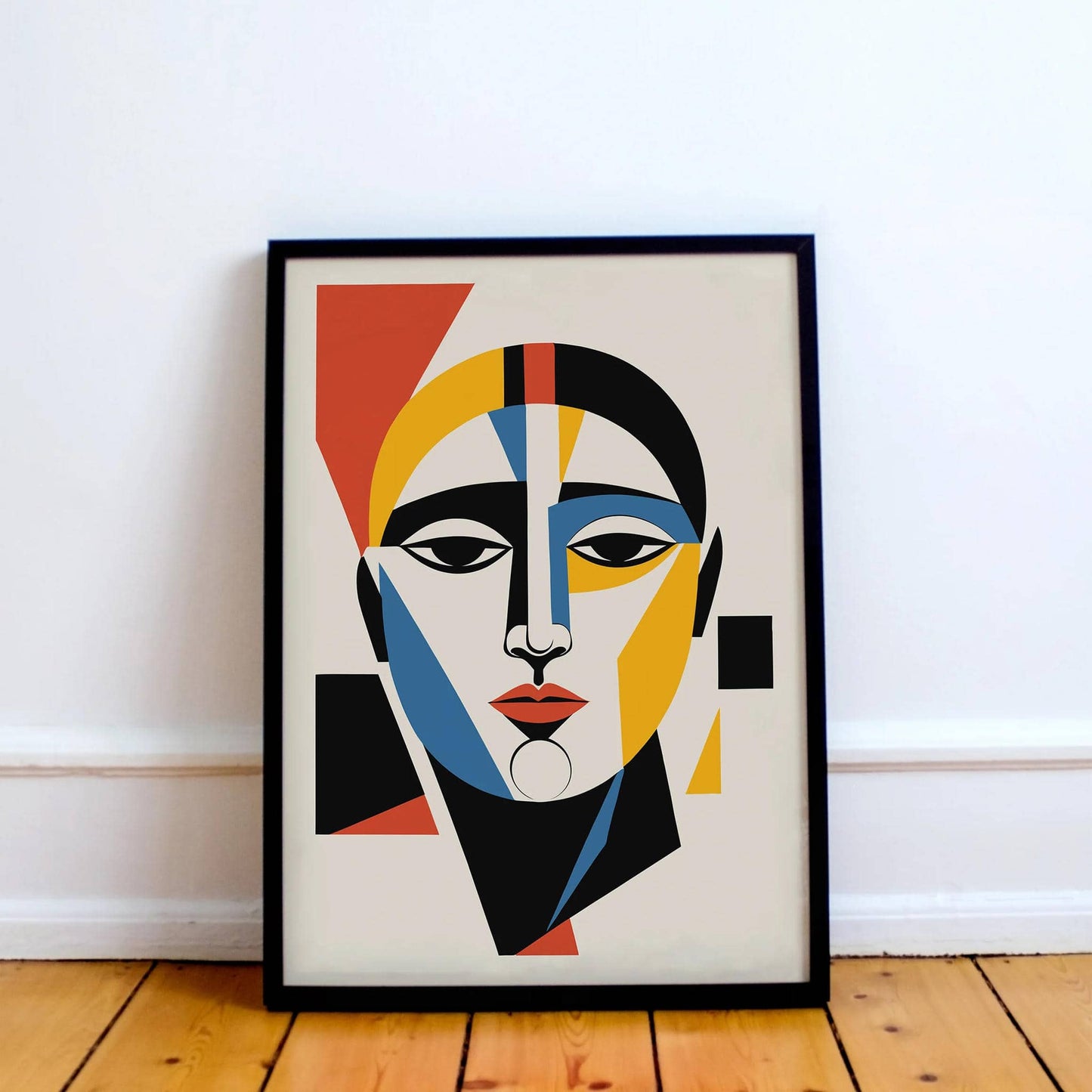 Bauhaus Geometric Portrait Wall Art - HypeSheriff