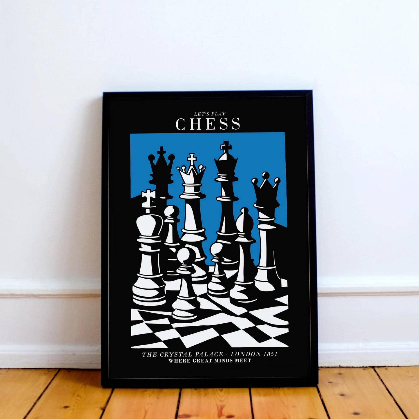Retro Chess Poster - HypeSheriff