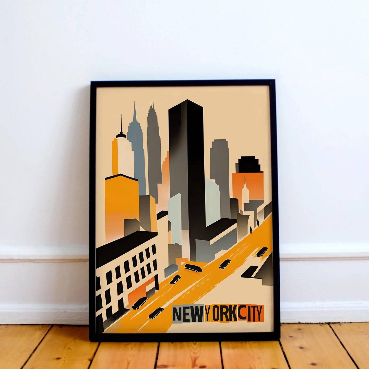 NYC Vintage Travel Poster - HypeSheriff