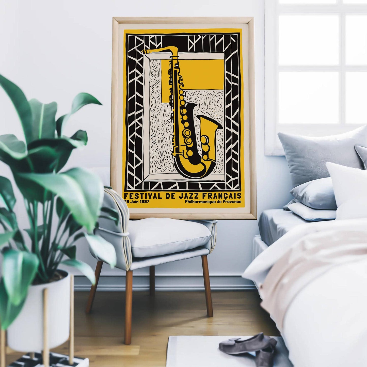 French Jazz Festival 1997 Retro Poster - HypeSheriff