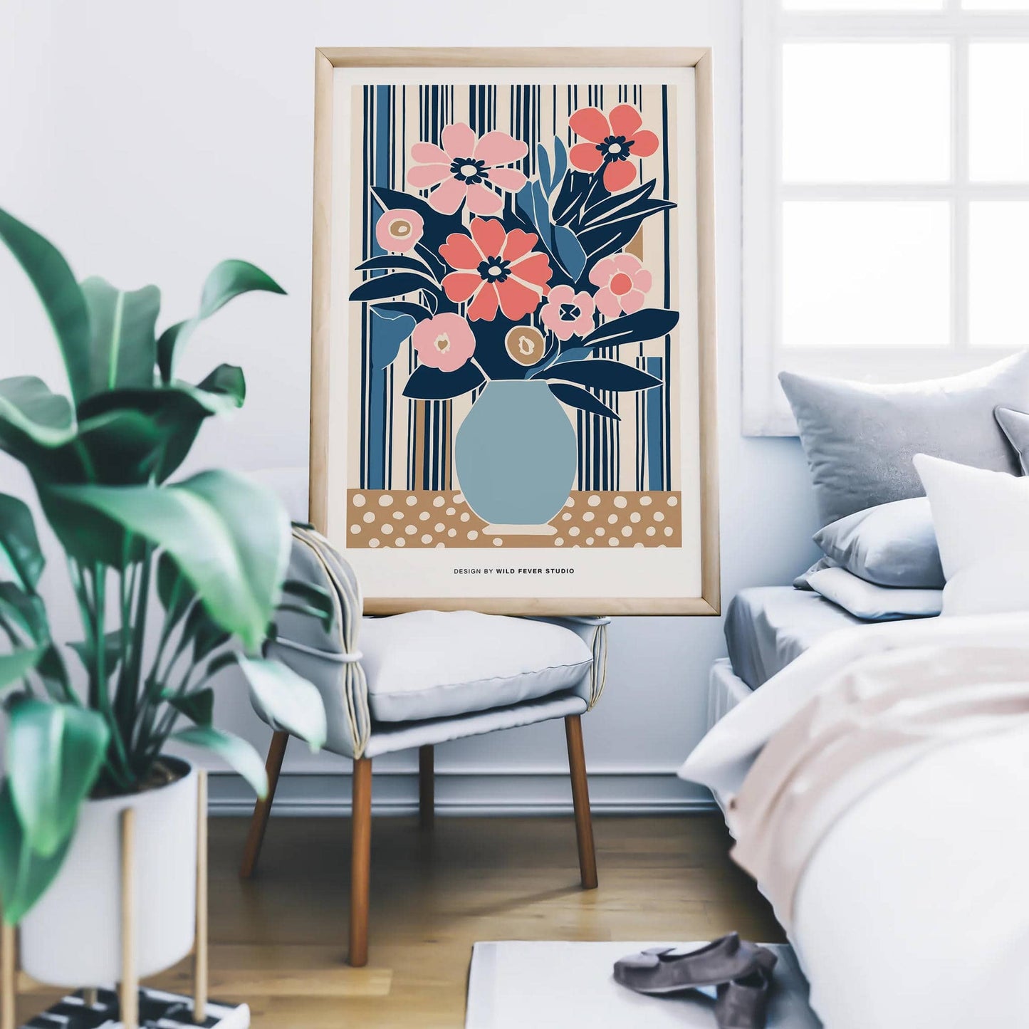 Bouquet of Flowers by Wild Fever Studio Art Print - HypeSheriff