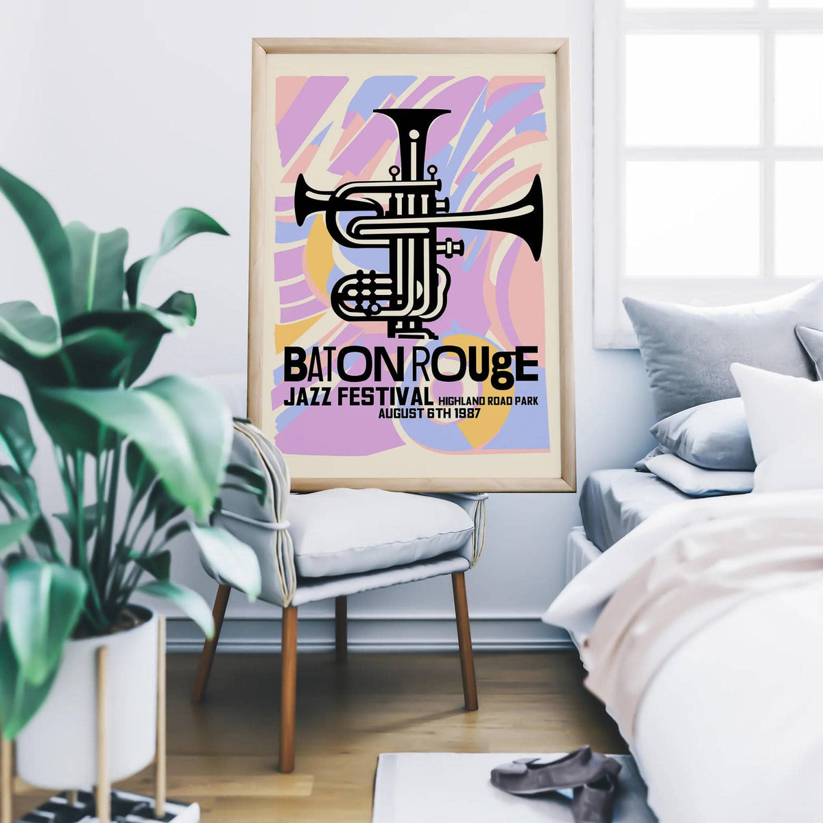 Baton Rouge Jazz Festival 1987 Poster - HypeSheriff