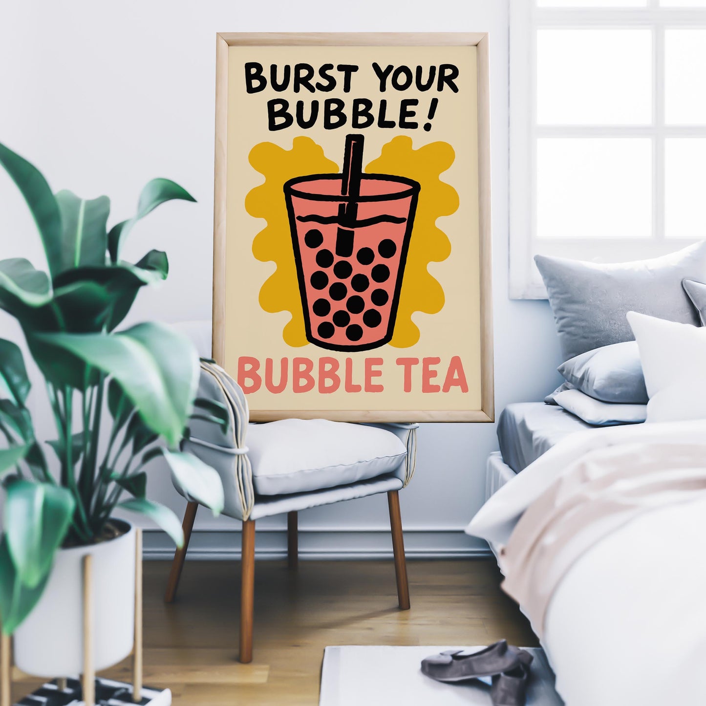 Burst Your Bubble Tea Print