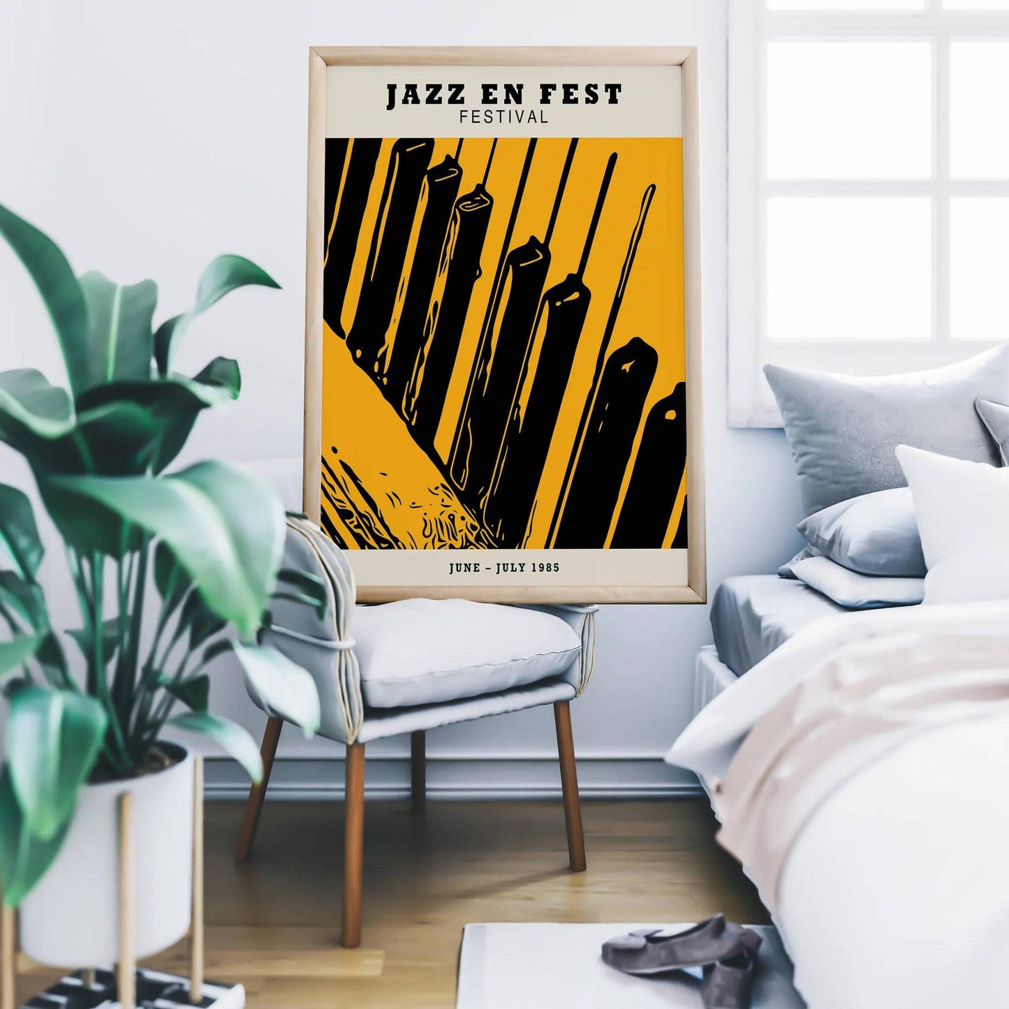 Jazz En Fest 1985 Festival Poster - HypeSheriff