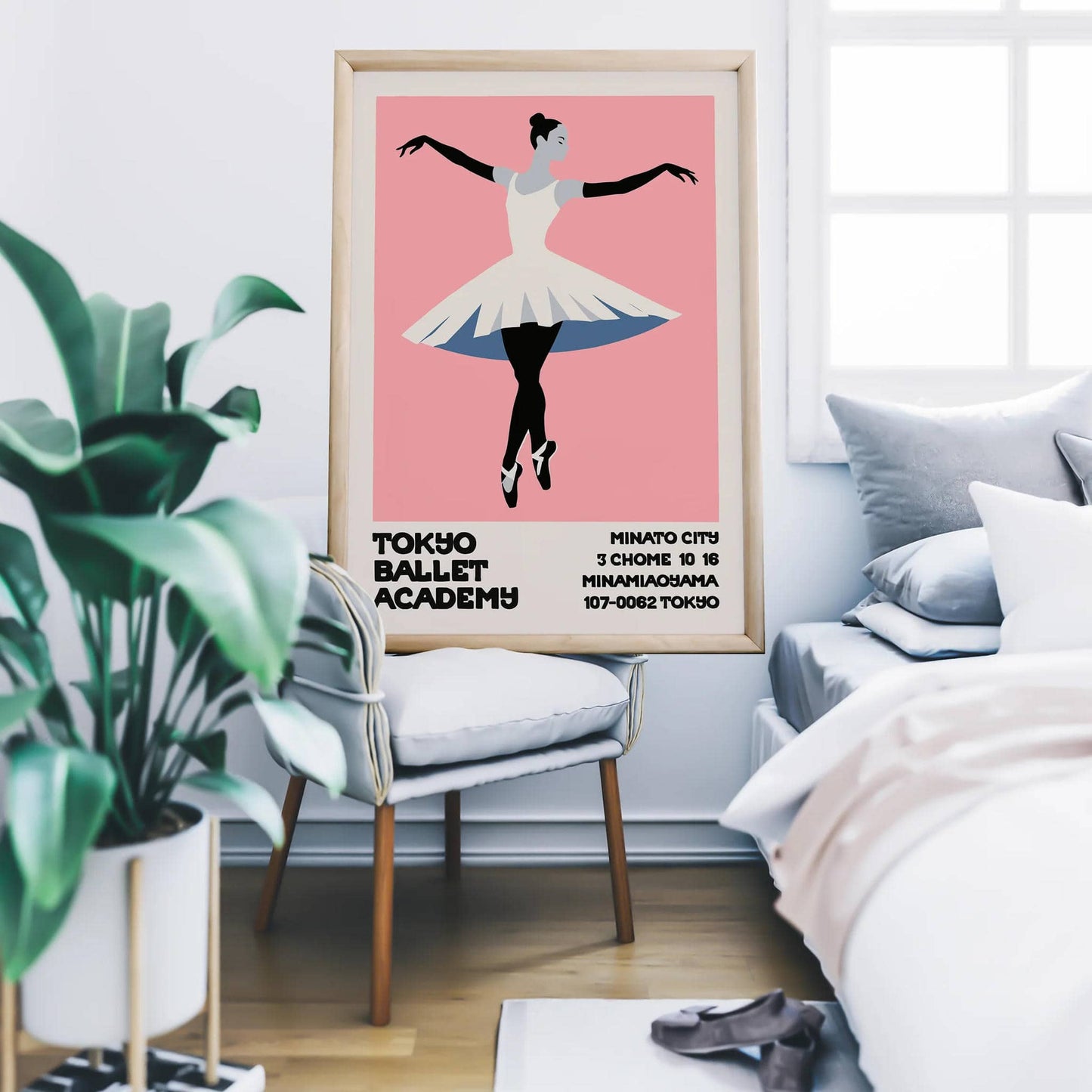 Tokyo Ballet Academy Retro Print