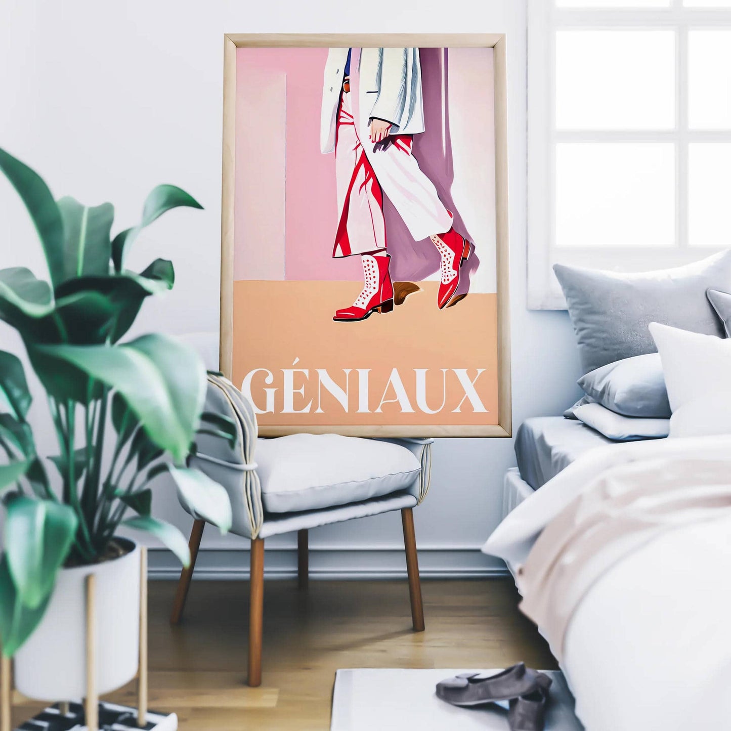 Geniaux French Fashion Wall Art Print - HypeSheriff