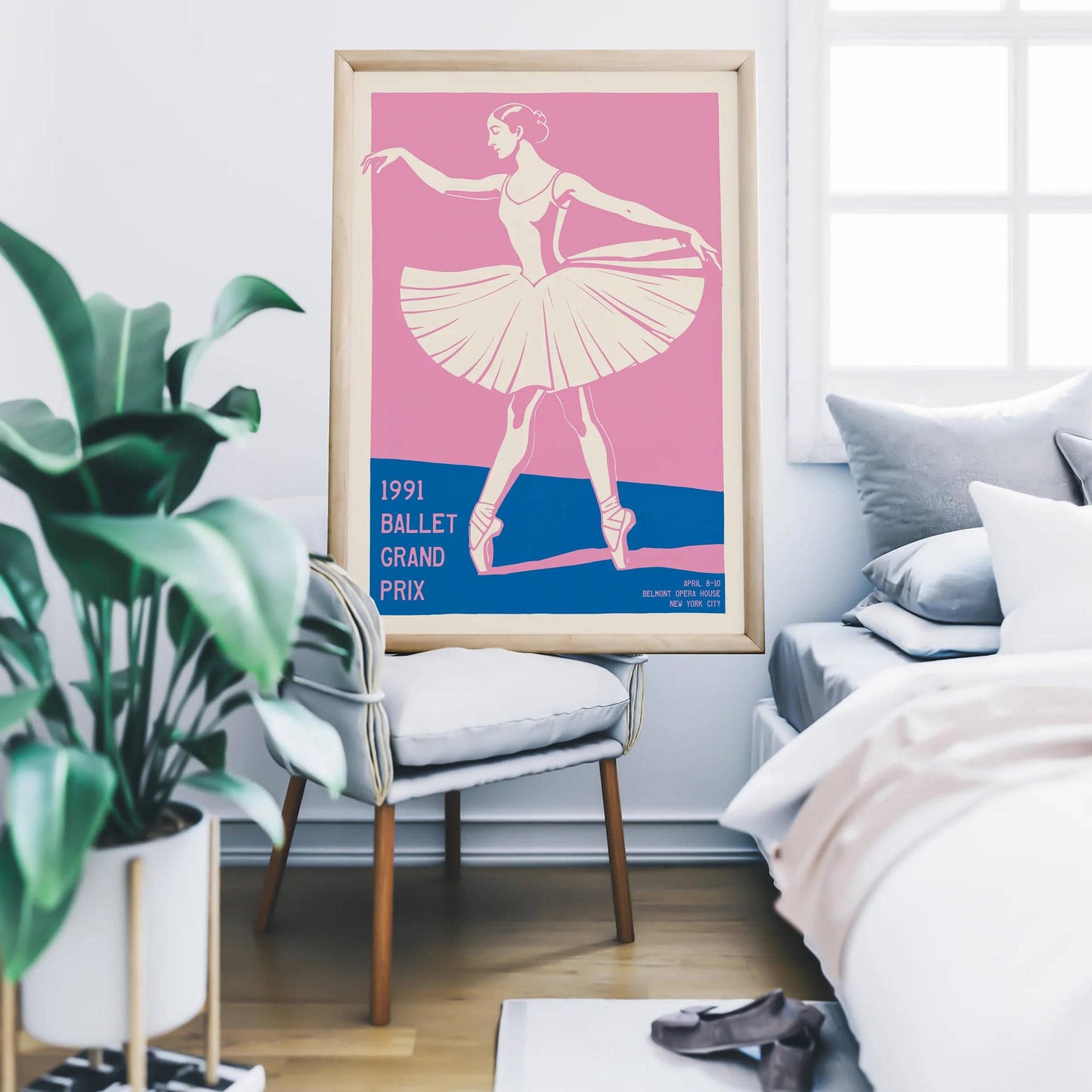 Retro Ballet Grand Prix Poster - HypeSheriff