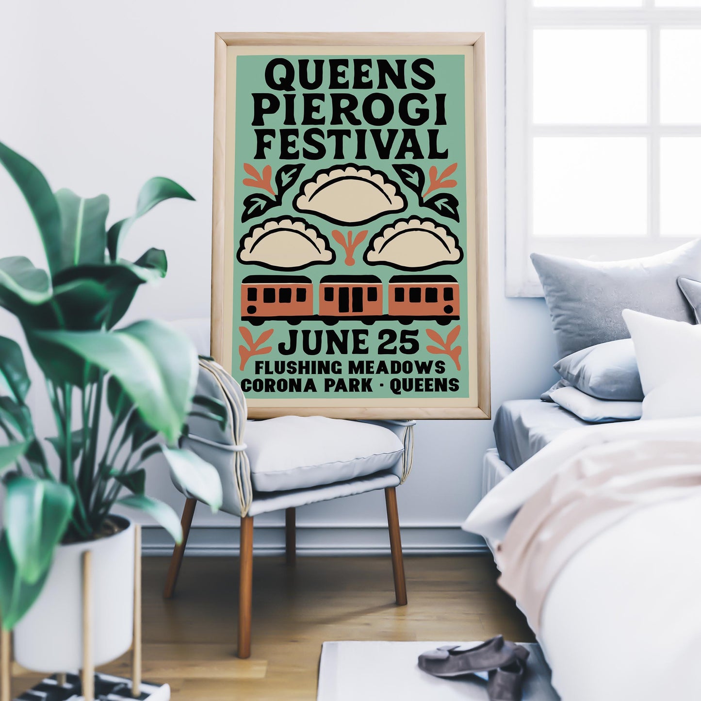 Queens Pierogi Festival Poster