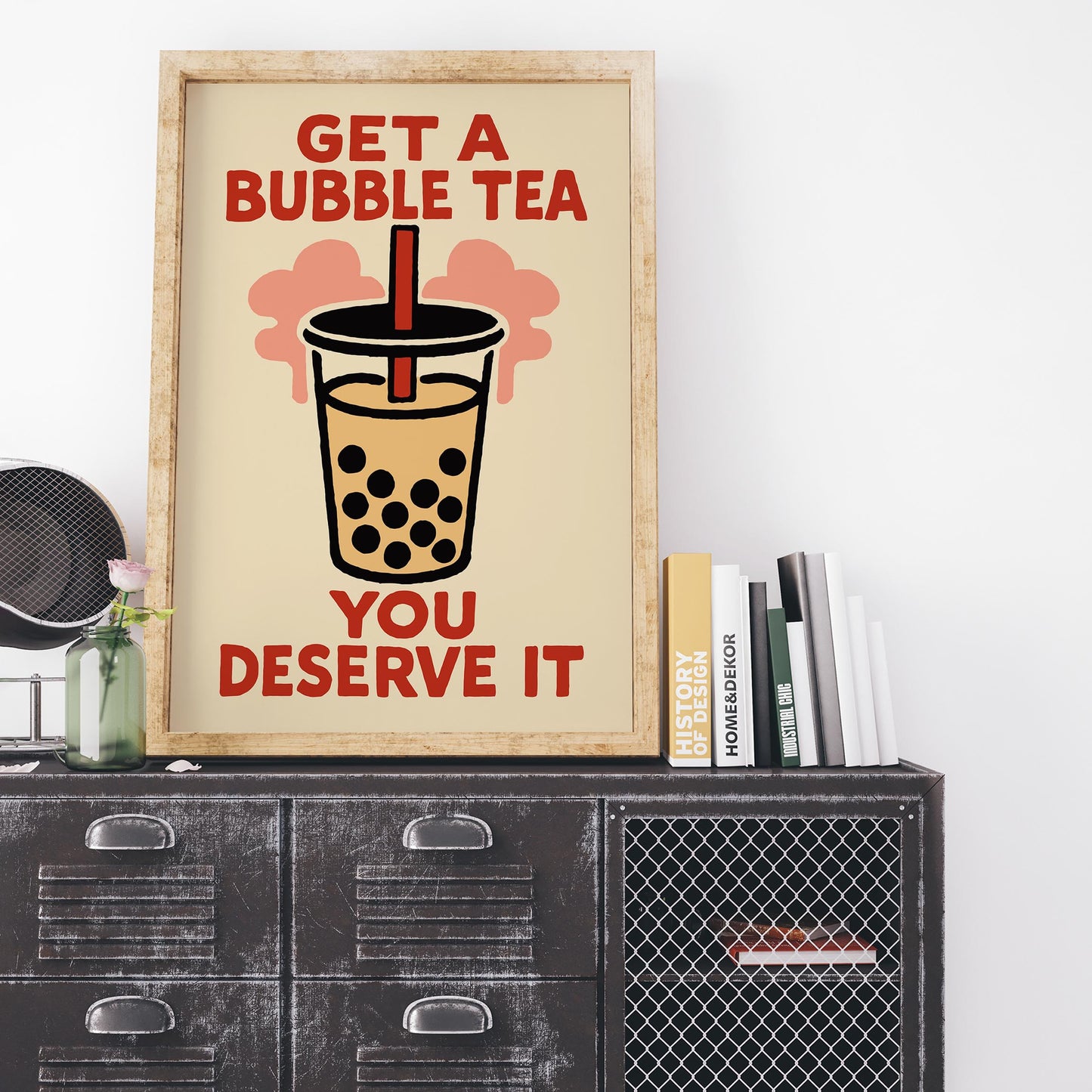 Bubble Tea Poster Print