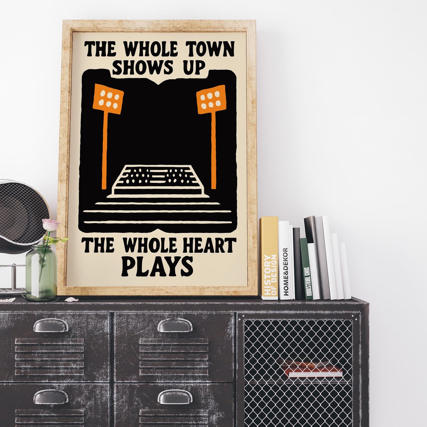 Stadium Night Poster Print