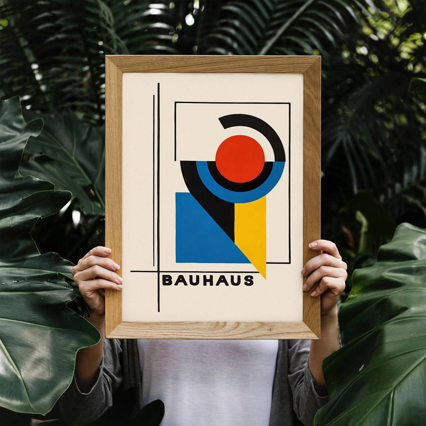 Bauhaus Geometric Minimal Poster - HypeSheriff