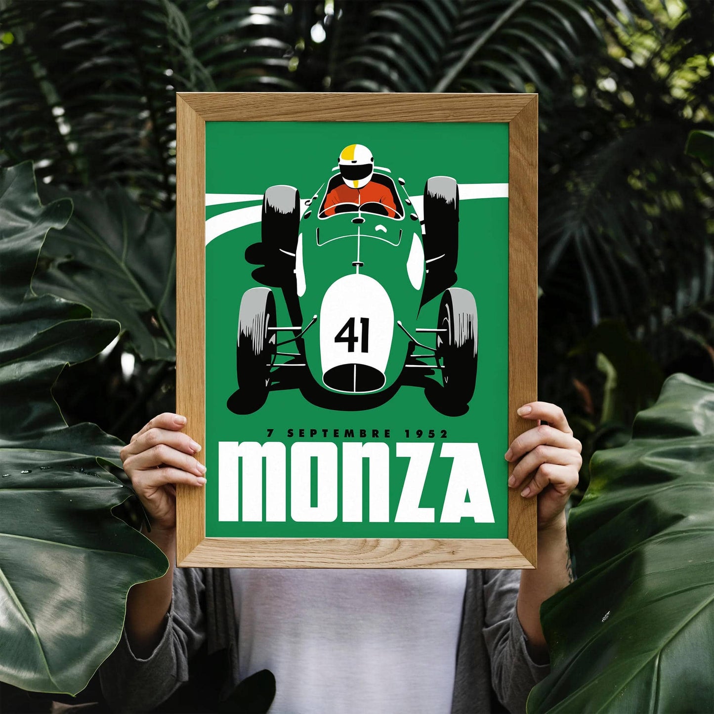 Monza - 1952 Vintage Racing Poster