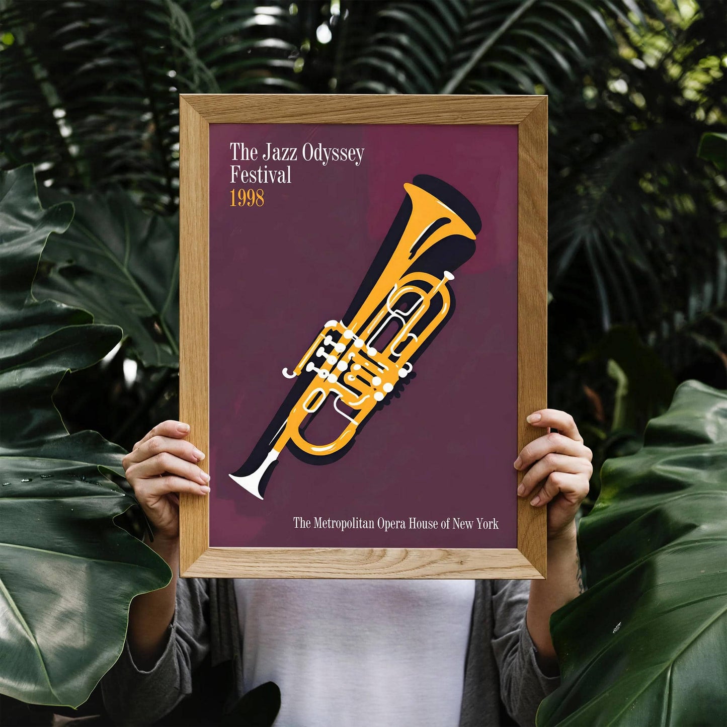 1998 Jazz Festival Poster - HypeSheriff