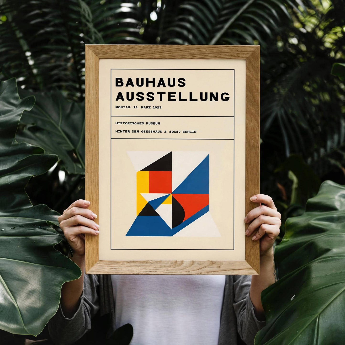 Bauhaus 1923 Retro Poster