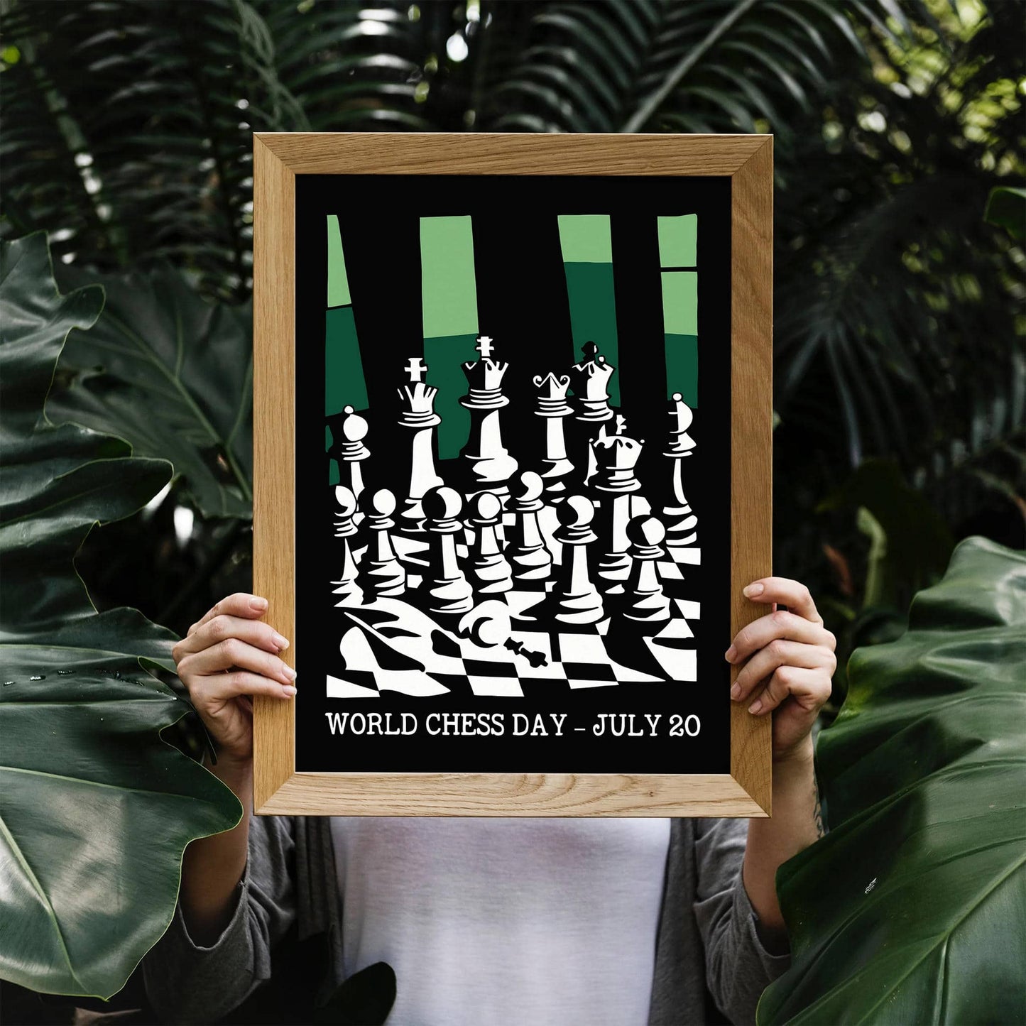 World Chess Day Retro Poster - HypeSheriff