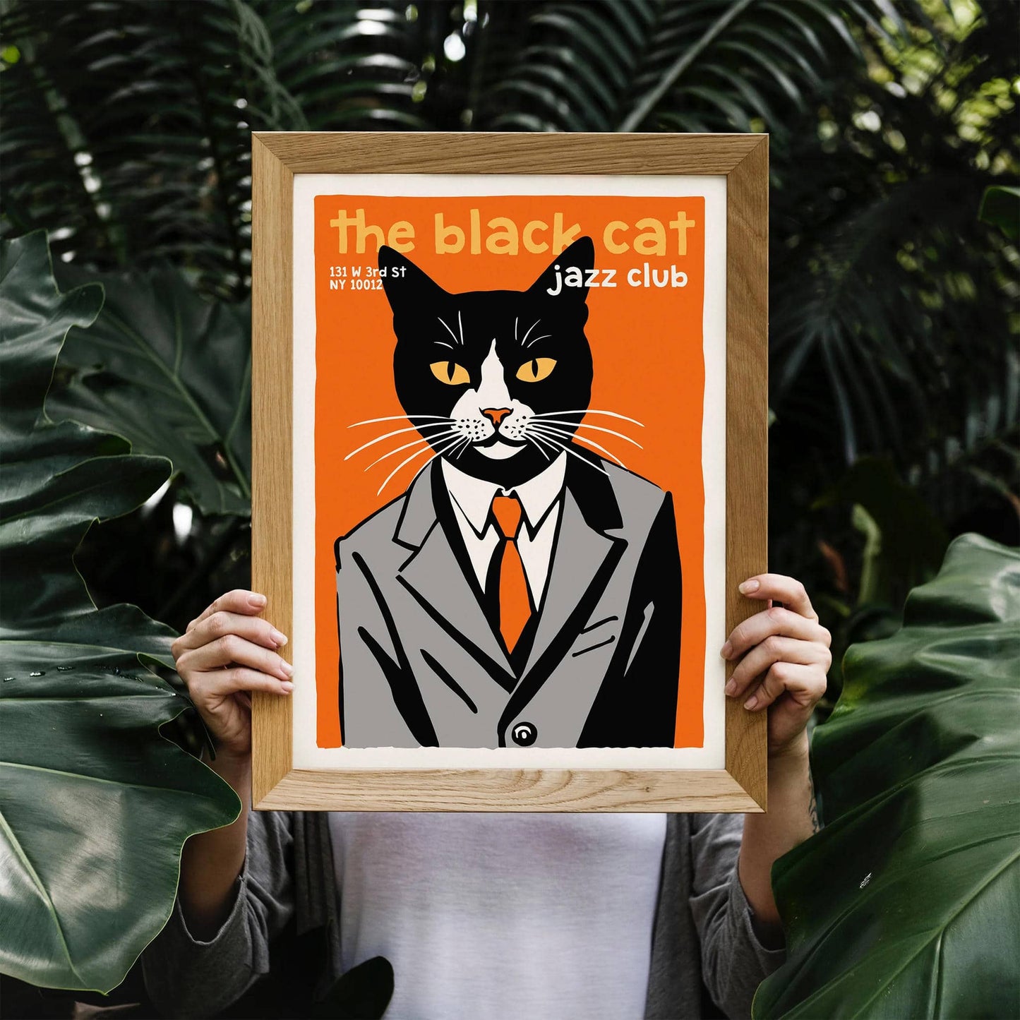 The Black Cat Jazz Club Poster