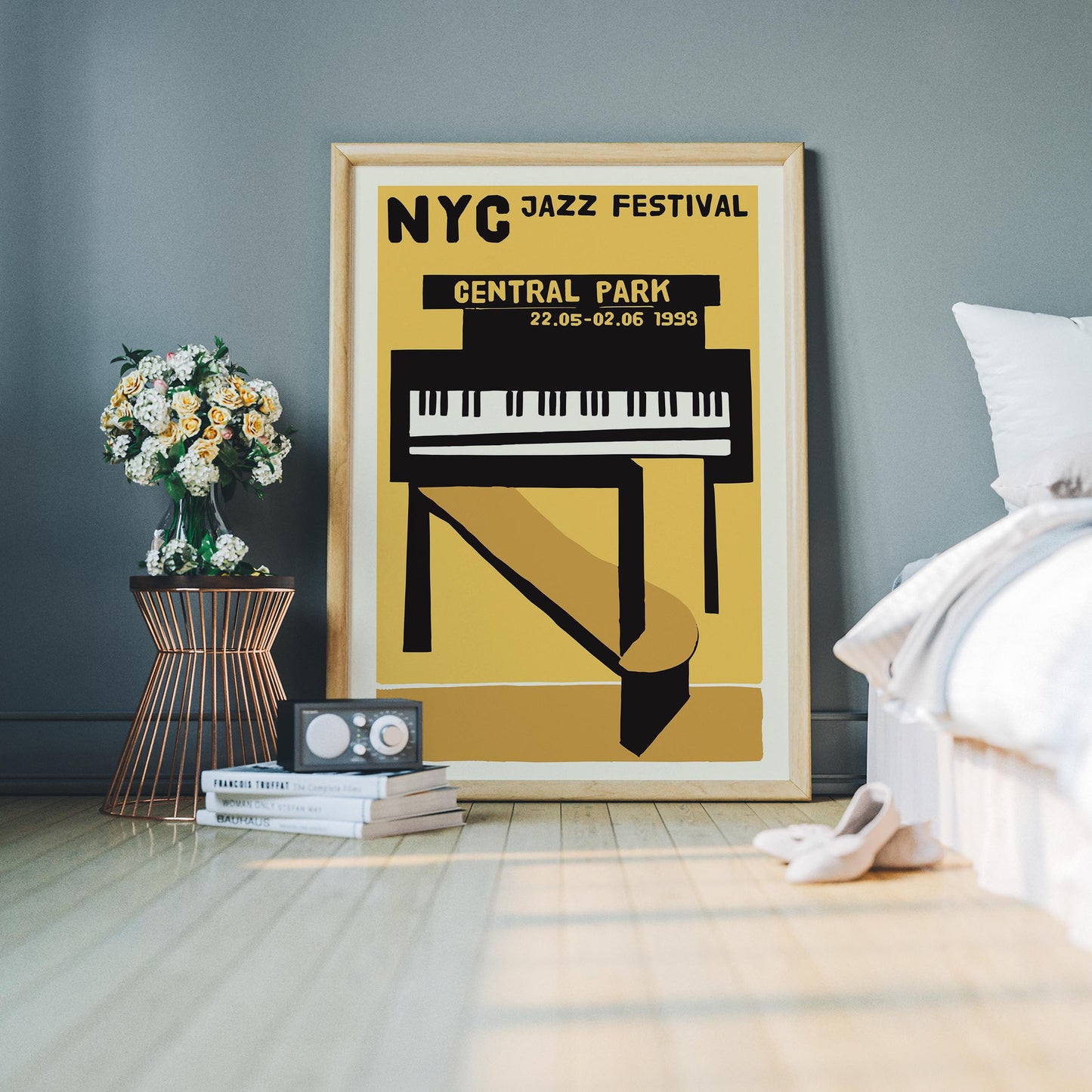 NYC Jazz Festival Piano Poster