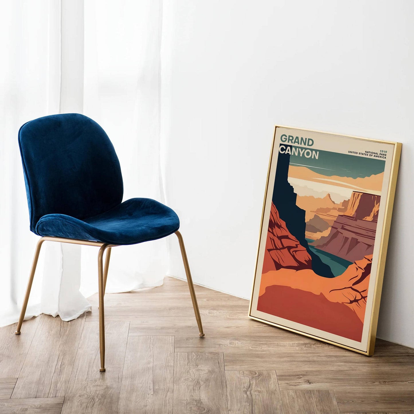 Grand Canyon Retro Poster