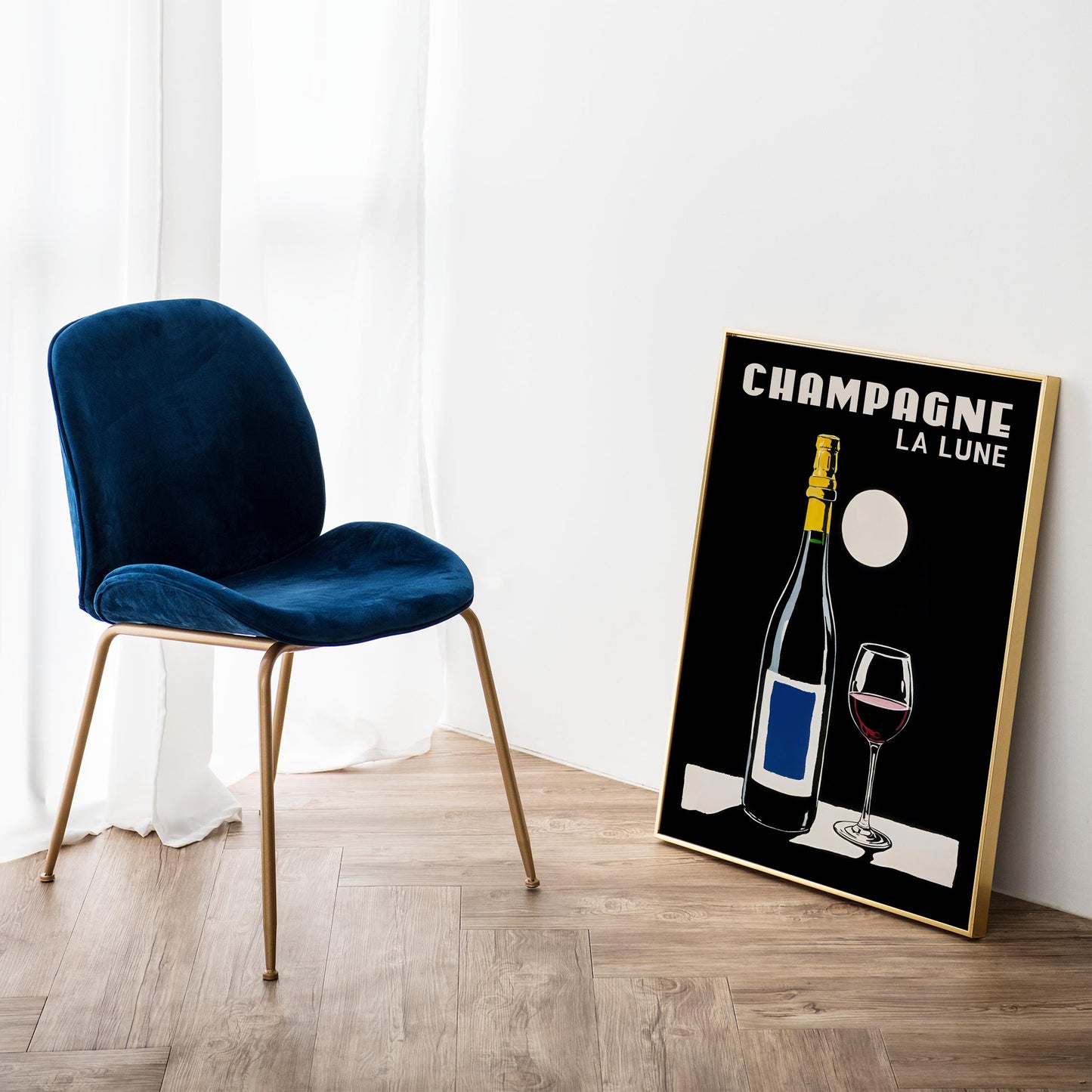La LuneChampagne Poster Print