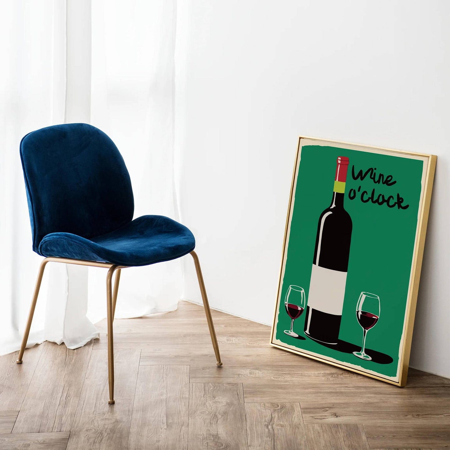 Wine O'clock Cute Poster