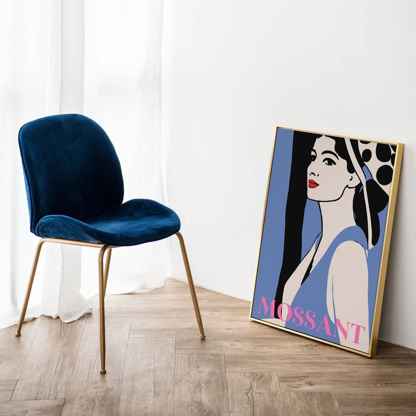 Mossant - Vintage French Fashion Poster - HypeSheriff