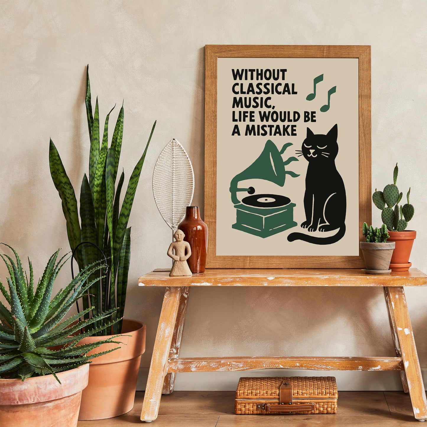 Classical Music Cat Poster