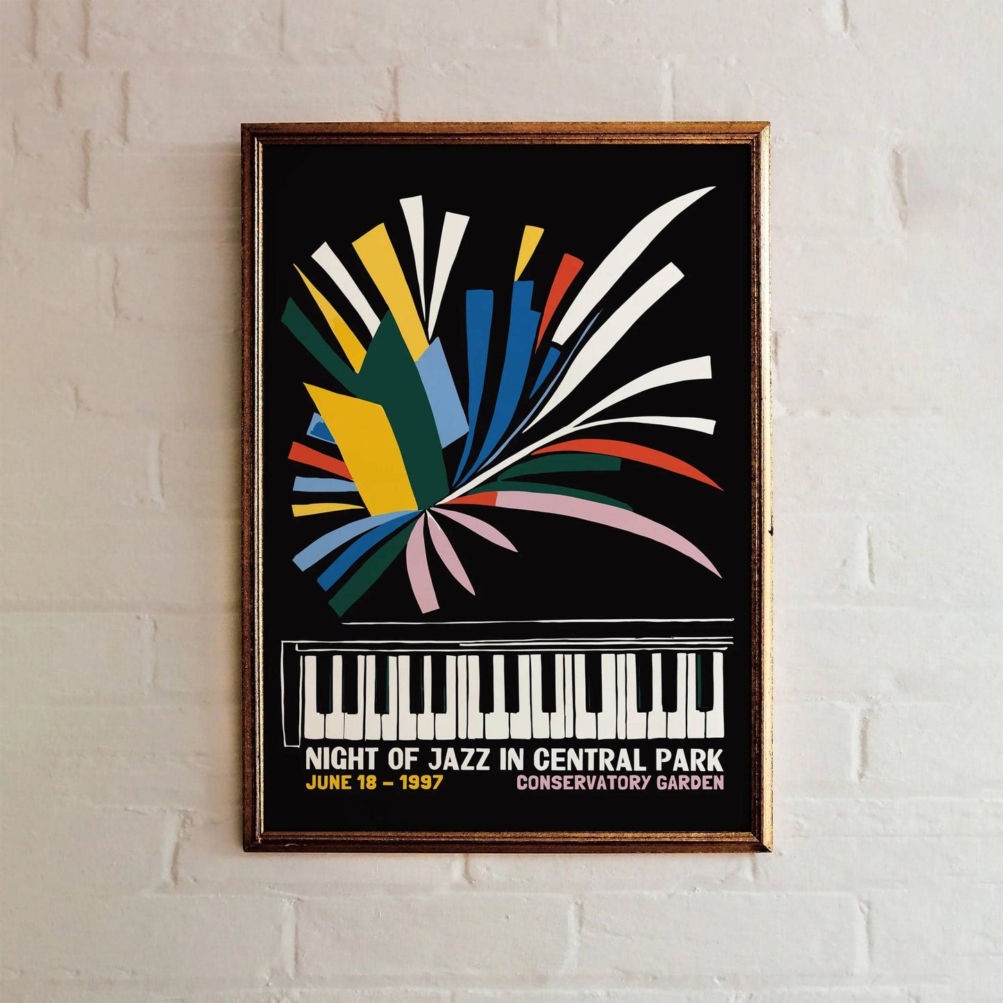 Night of Jazz 1997 Retro Poster