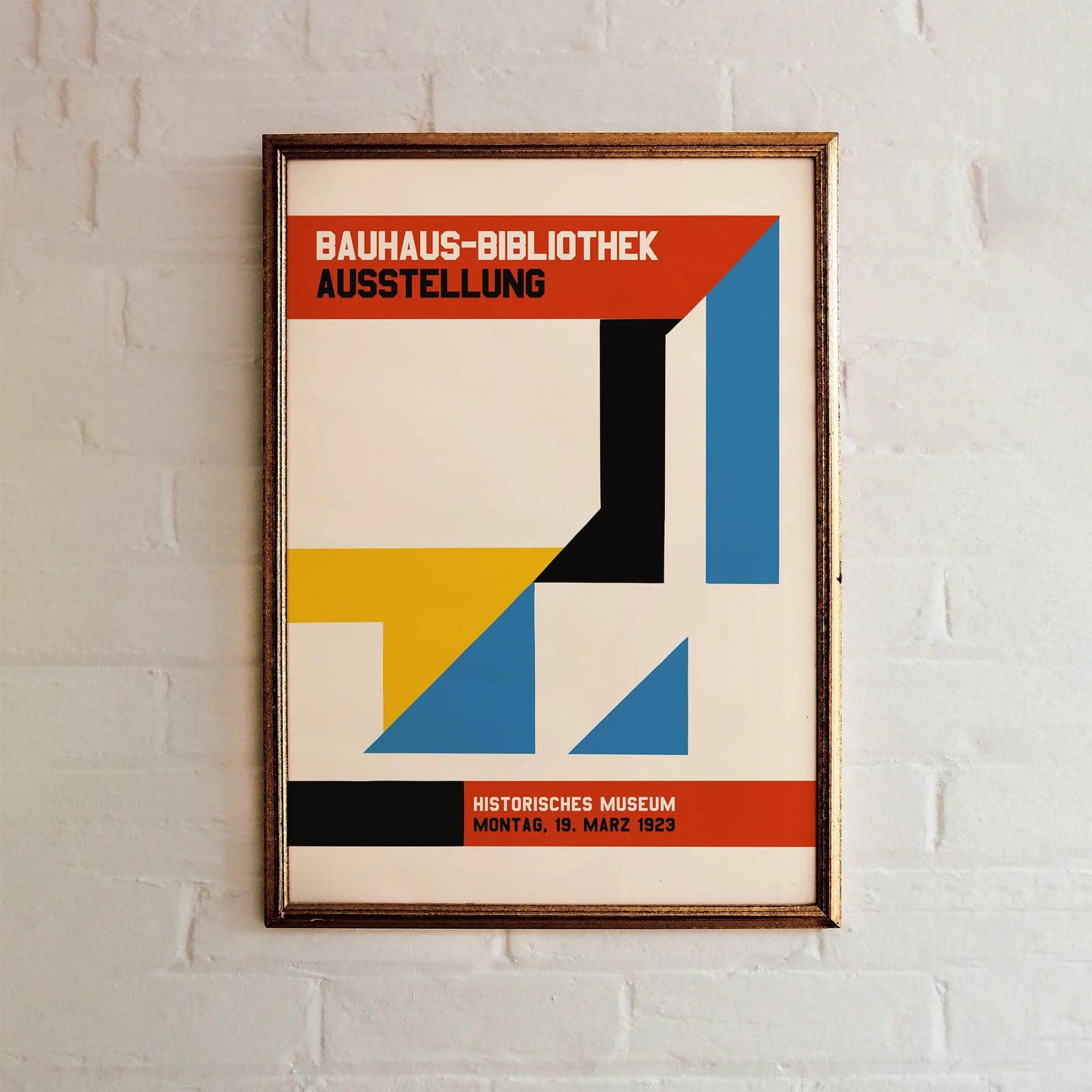 Bauhaus Exhibition 1923 Retro Poster - HypeSheriff
