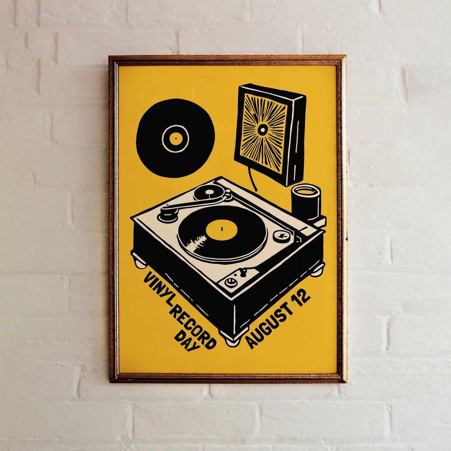Vinyl Record Day - Retro Poster - HypeSheriff
