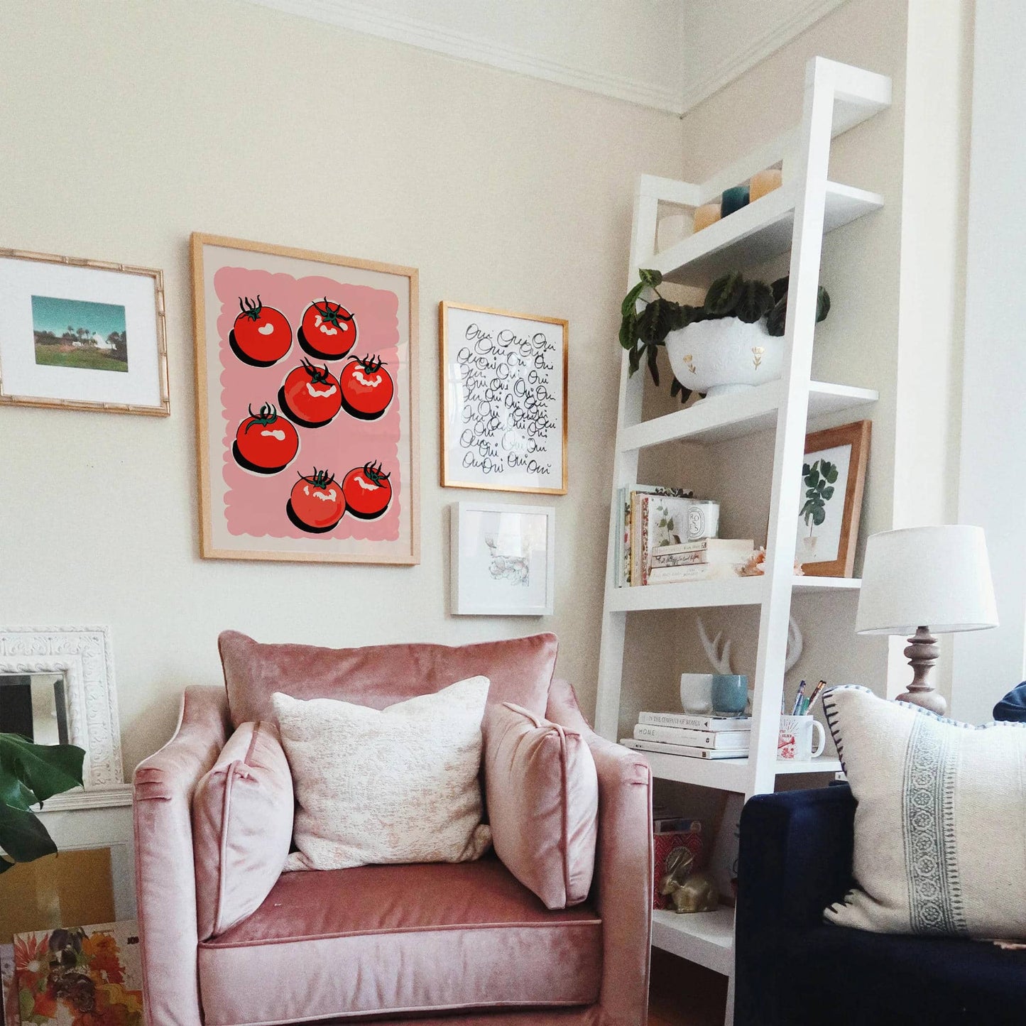 Artsy Tomatoes Wall Art Print