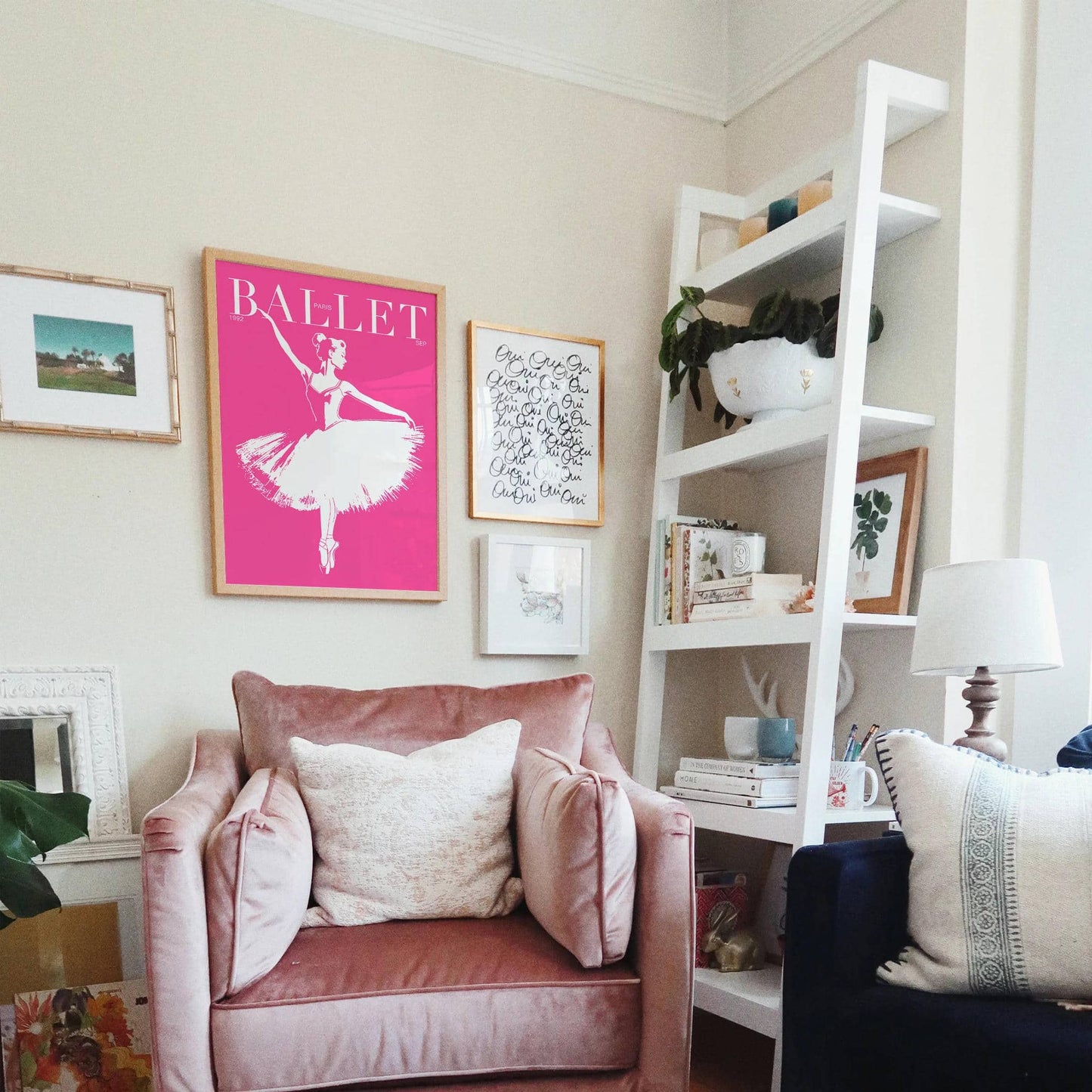 Pink Paris Ballet Poster