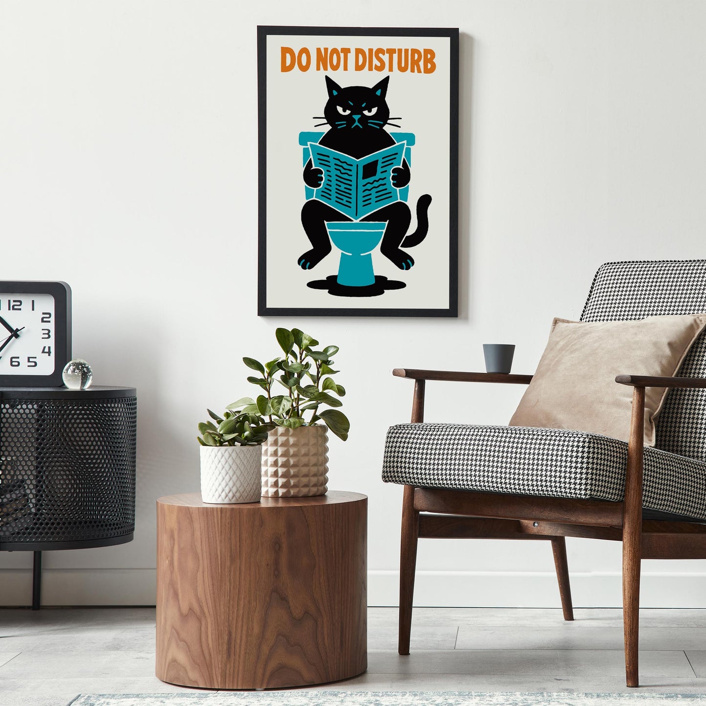 Do Not Disturb Cat Print