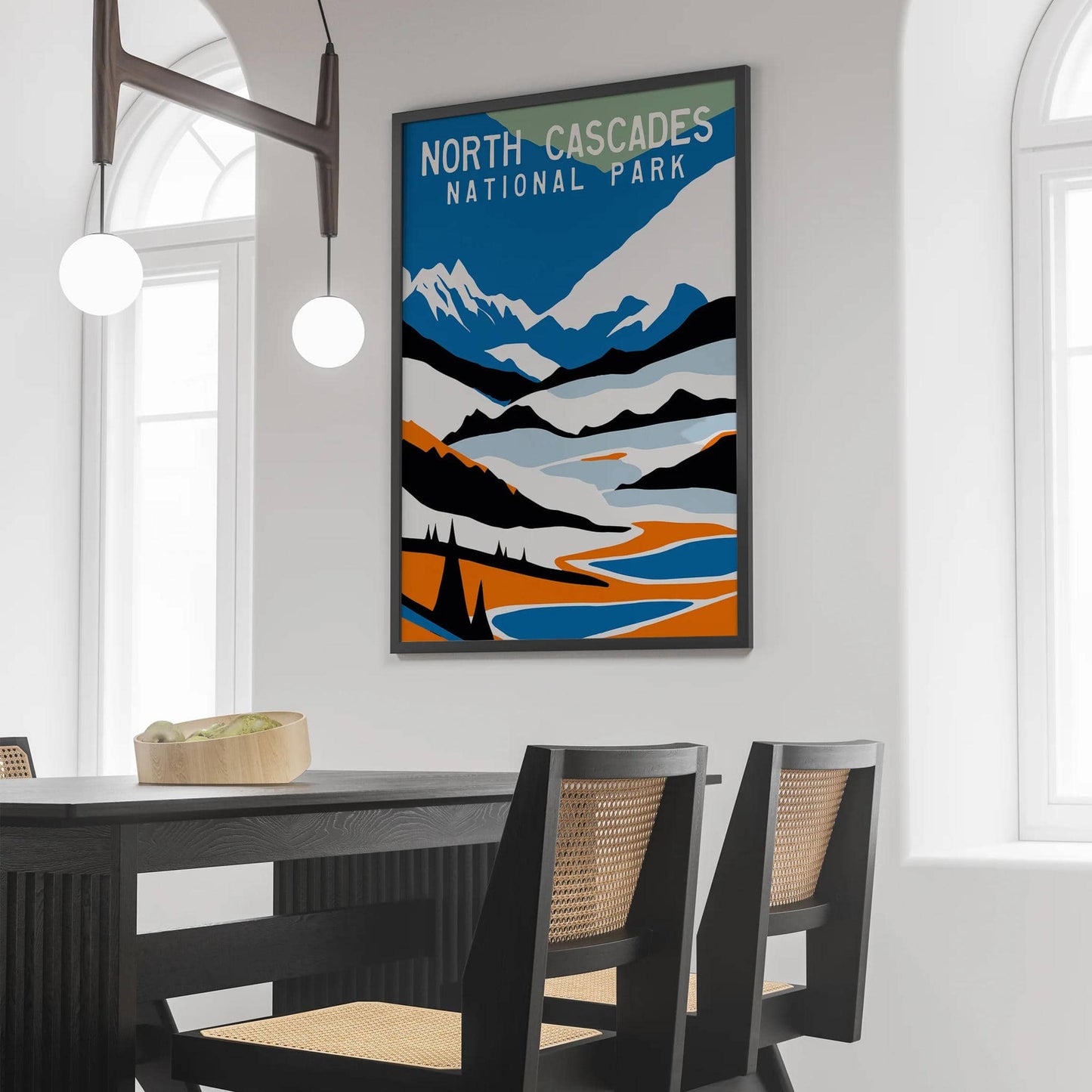 North Cascades National Park Poster - HypeSheriff