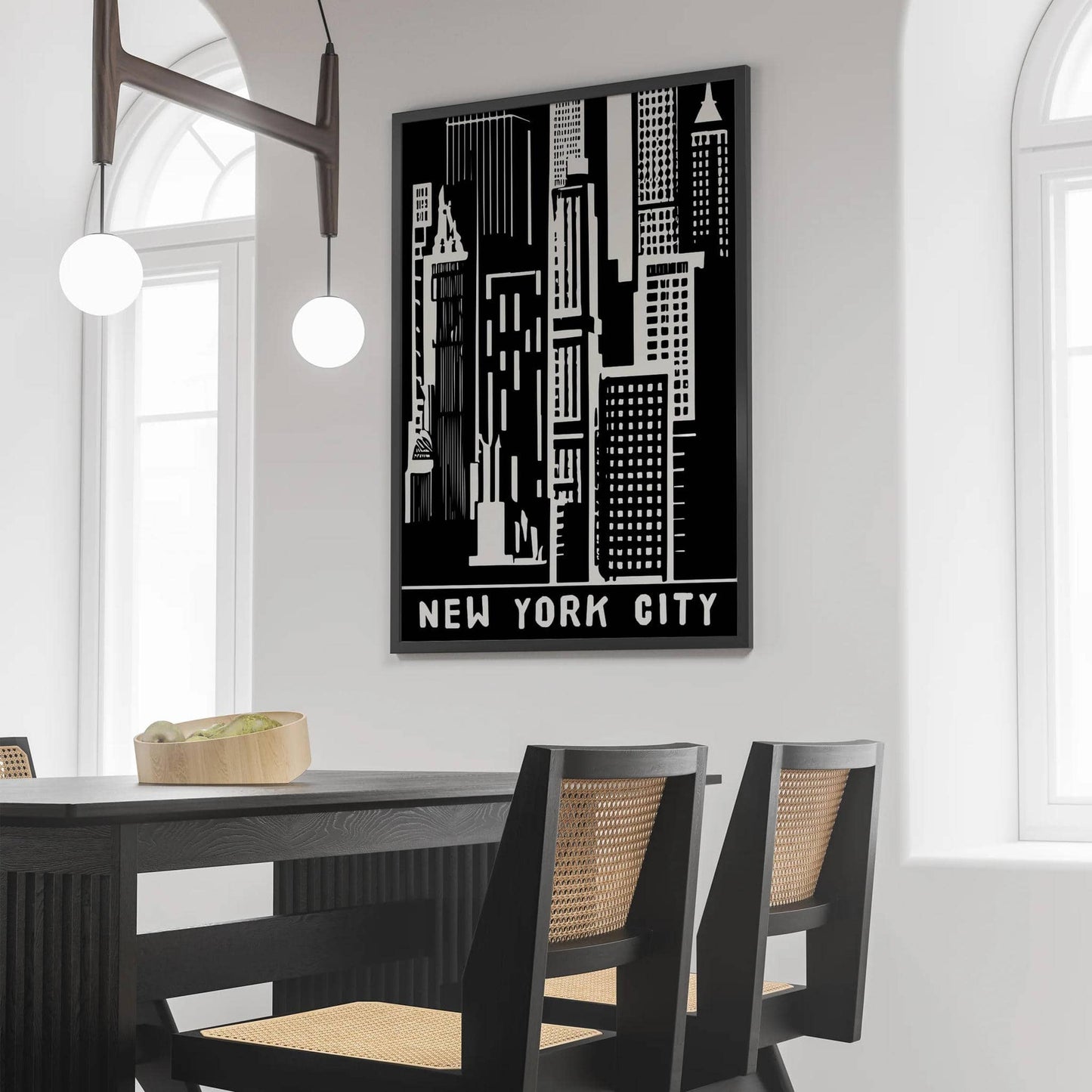 New York City B&W Poster - HypeSheriff
