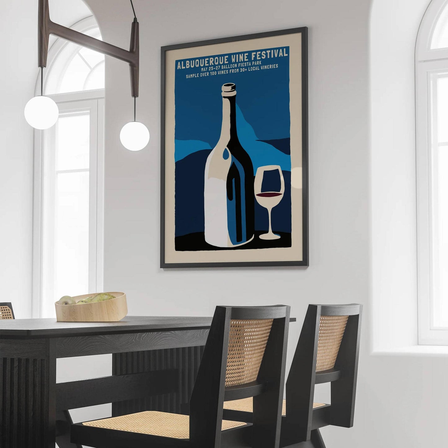 Albuquerque Wine Festival Retro Poster - HypeSheriff