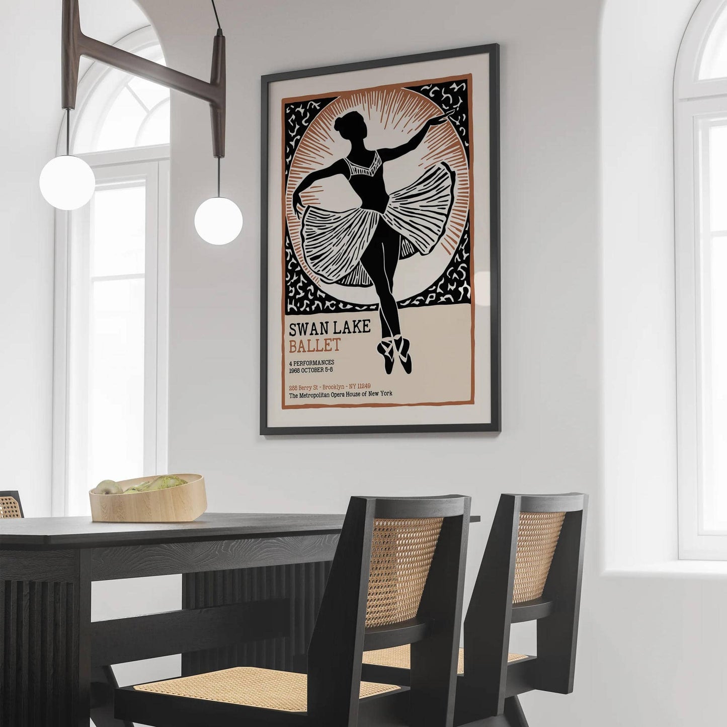 Swan Lake Ballet Vintage Poster - HypeSheriff
