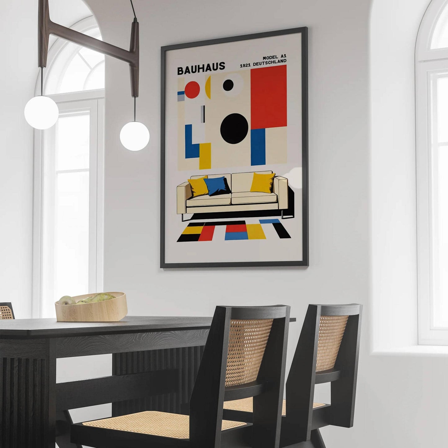 Bauhaus Furniture German Poster