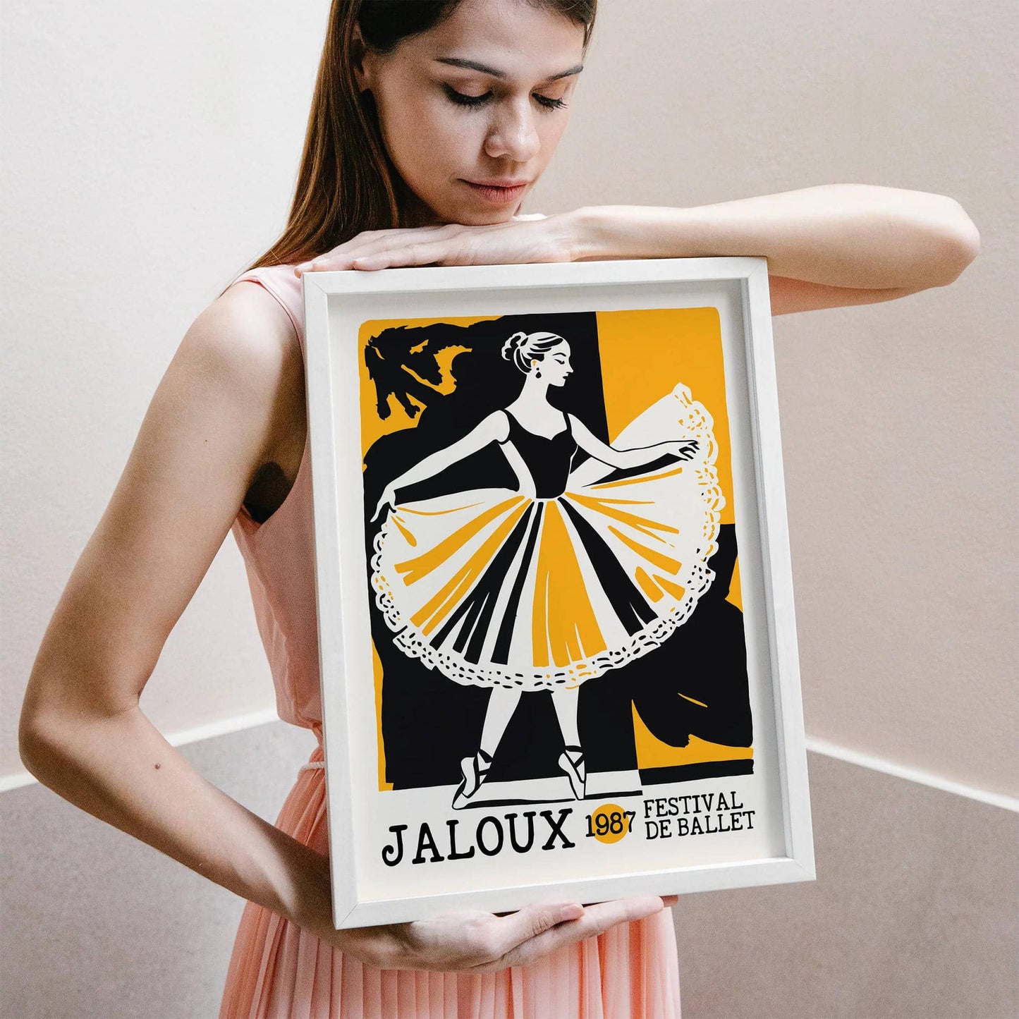 Jaloux 1987 Ballerina Art Print - HypeSheriff