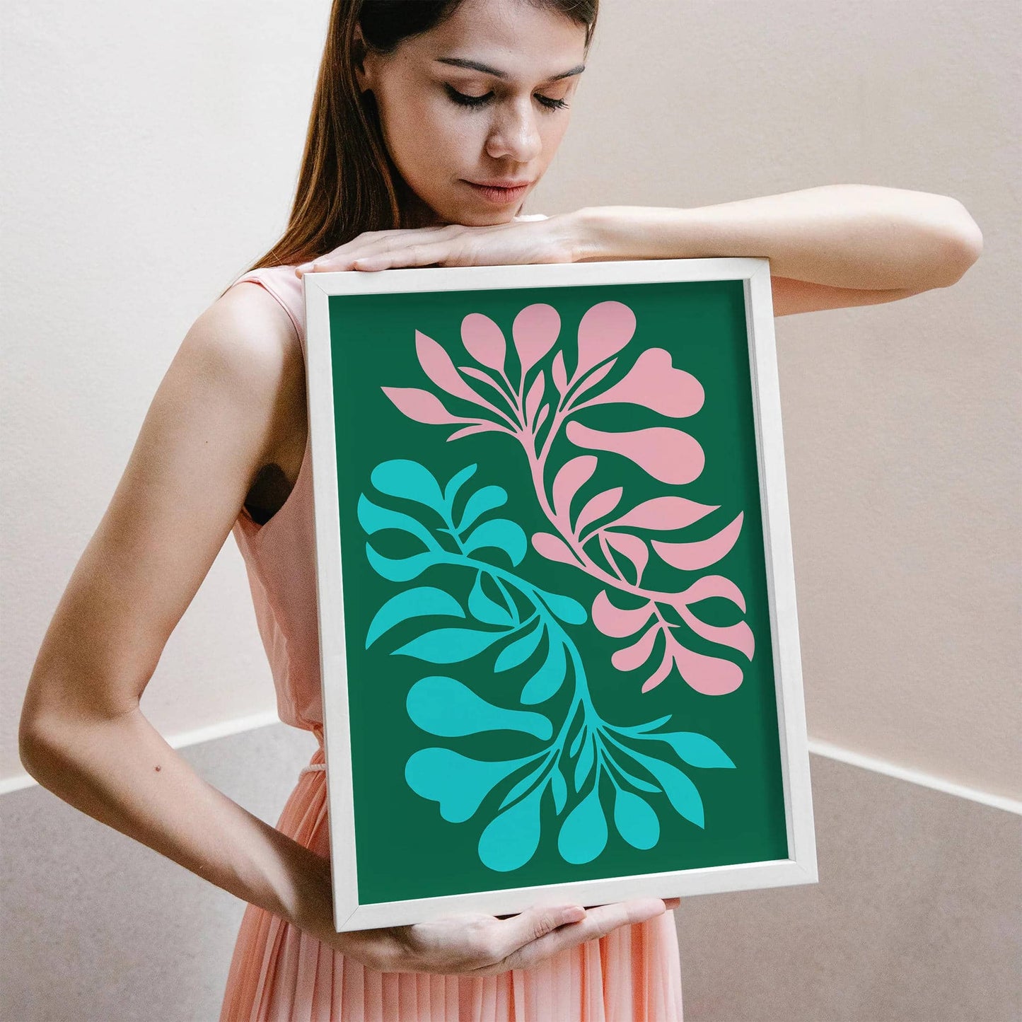 Shapes Botanique Eclectic Art Print - HypeSheriff