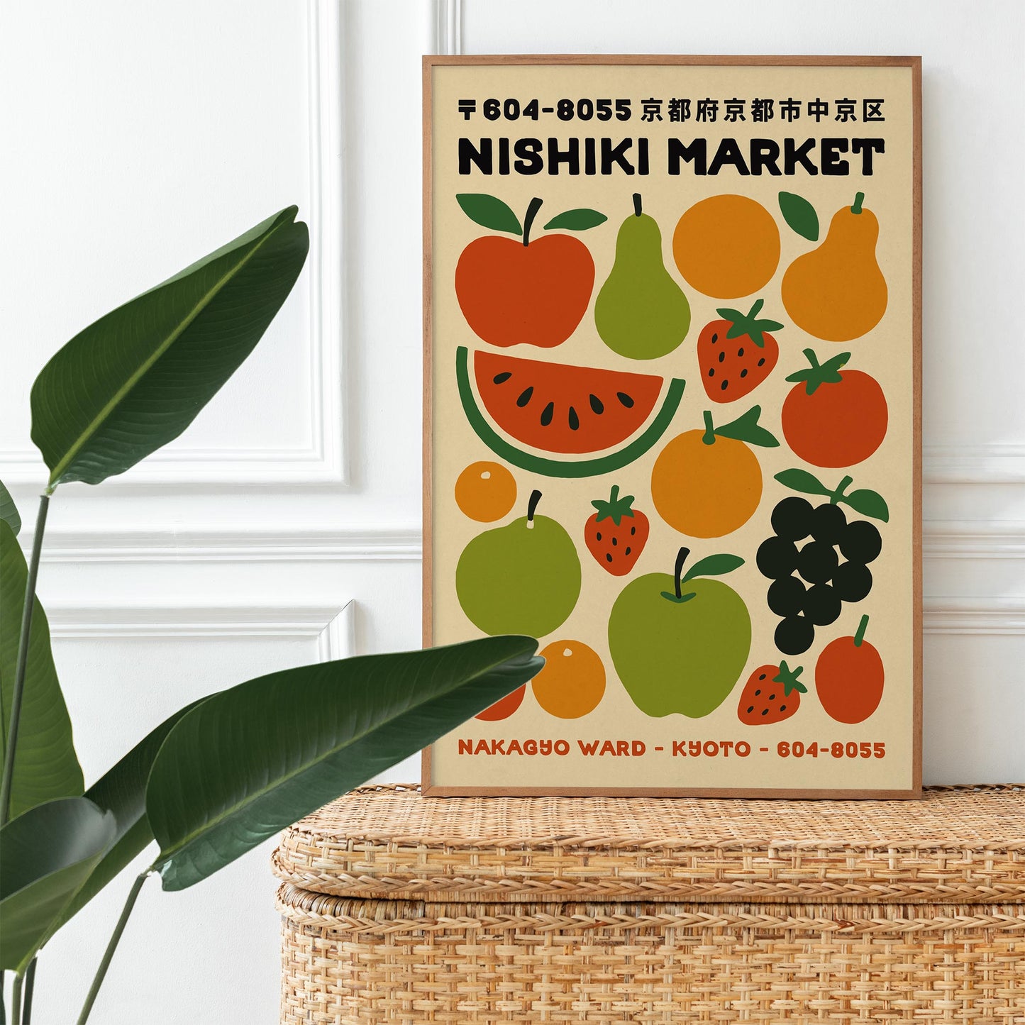Nishiki Market Fruit Poster