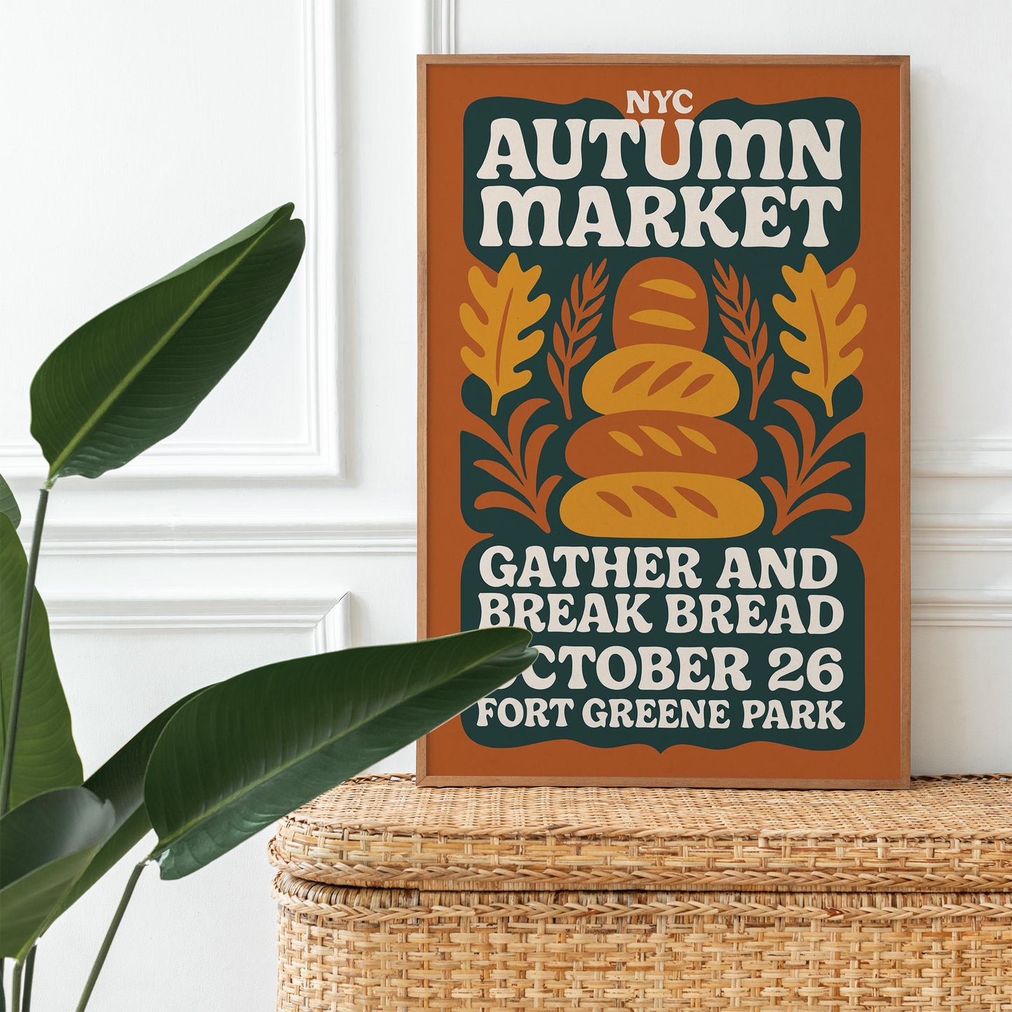 NYC Autumn Market Poster