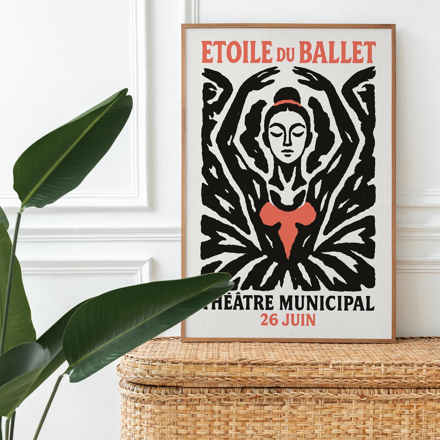 Ballet Silhouette Poster Print