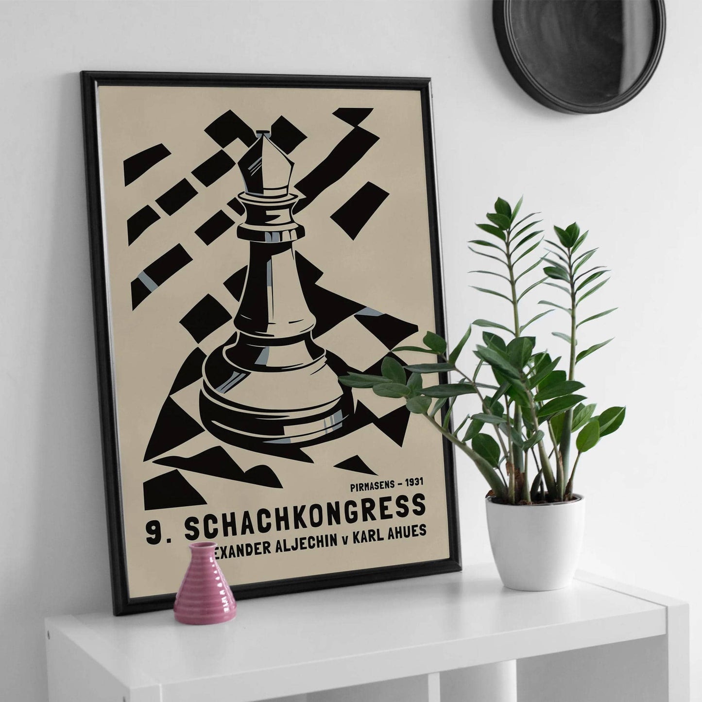 Vintage 1931 Chess Poster - HypeSheriff