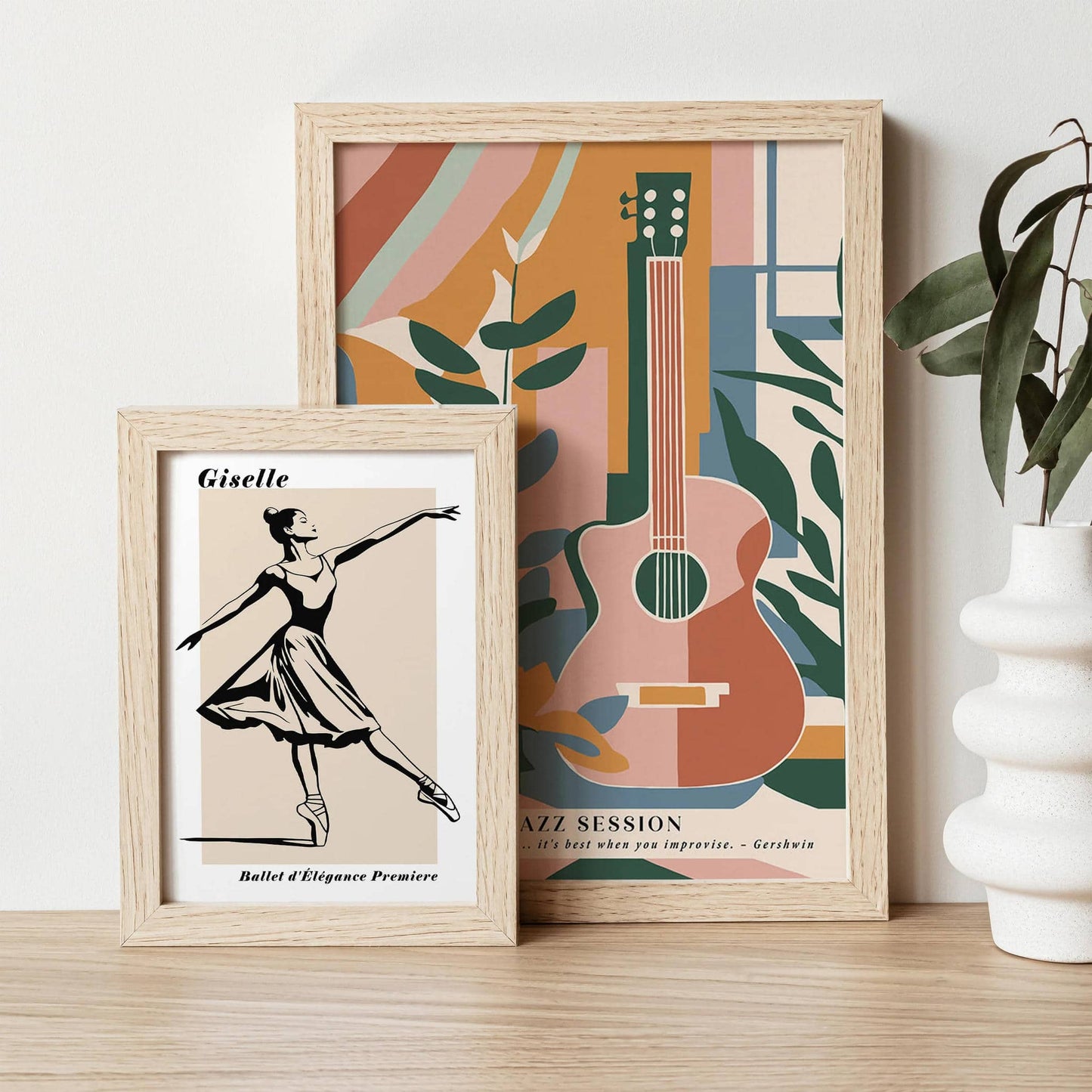 Elegant Giselle Ballet Poster - HypeSheriff