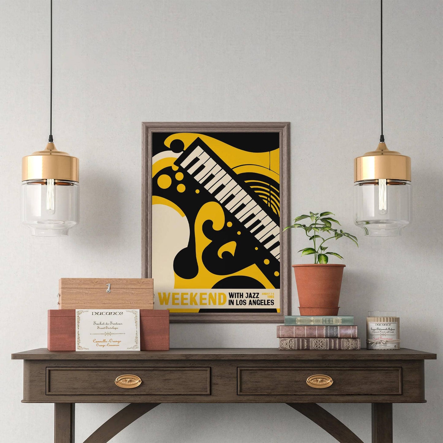 1993 Weekend With Jazz Vintage Poster - HypeSheriff