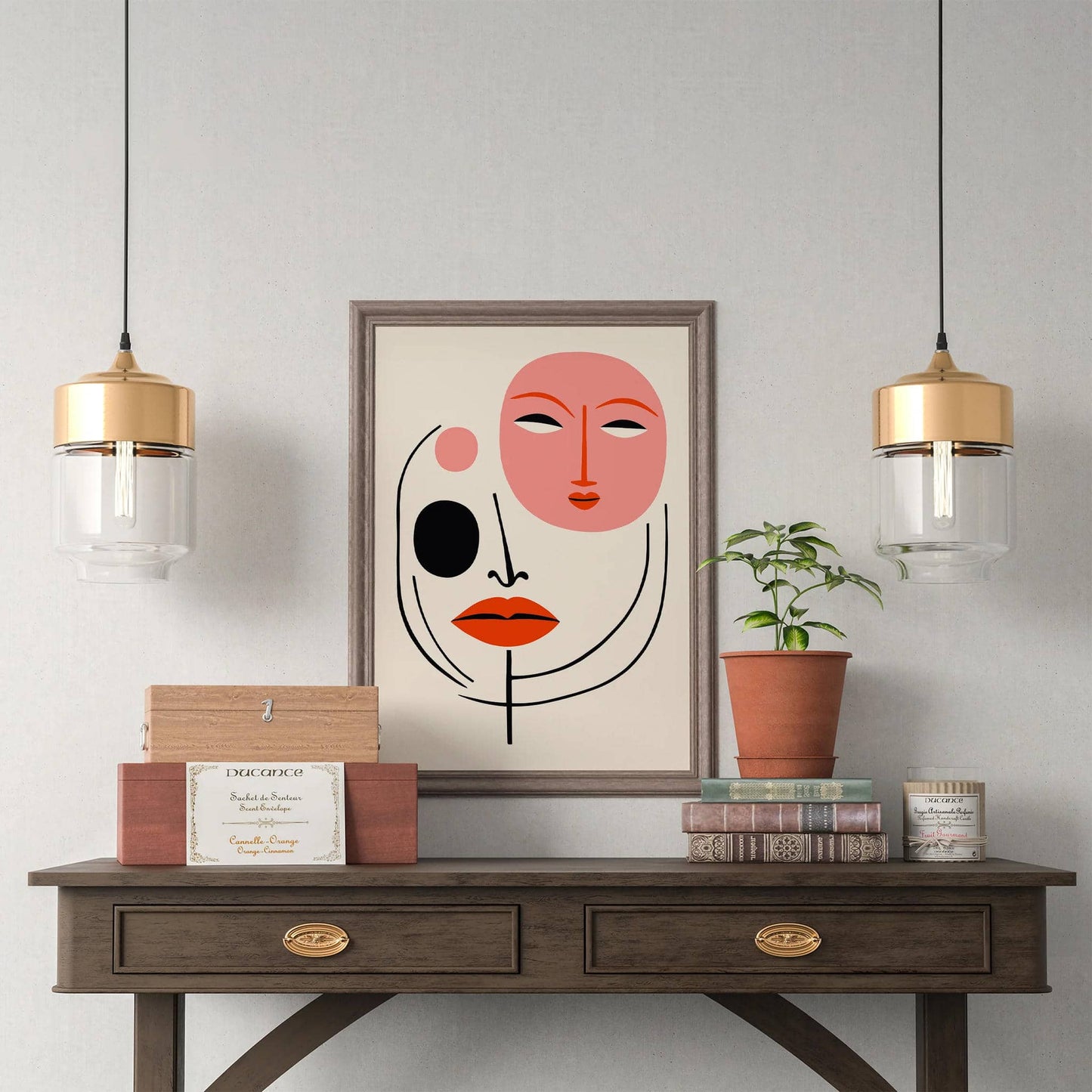 Modern Minimalist Faces Poster - HypeSheriff