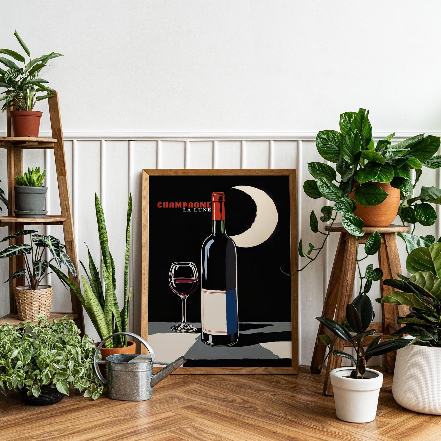 Midnight Champagne Poster Print