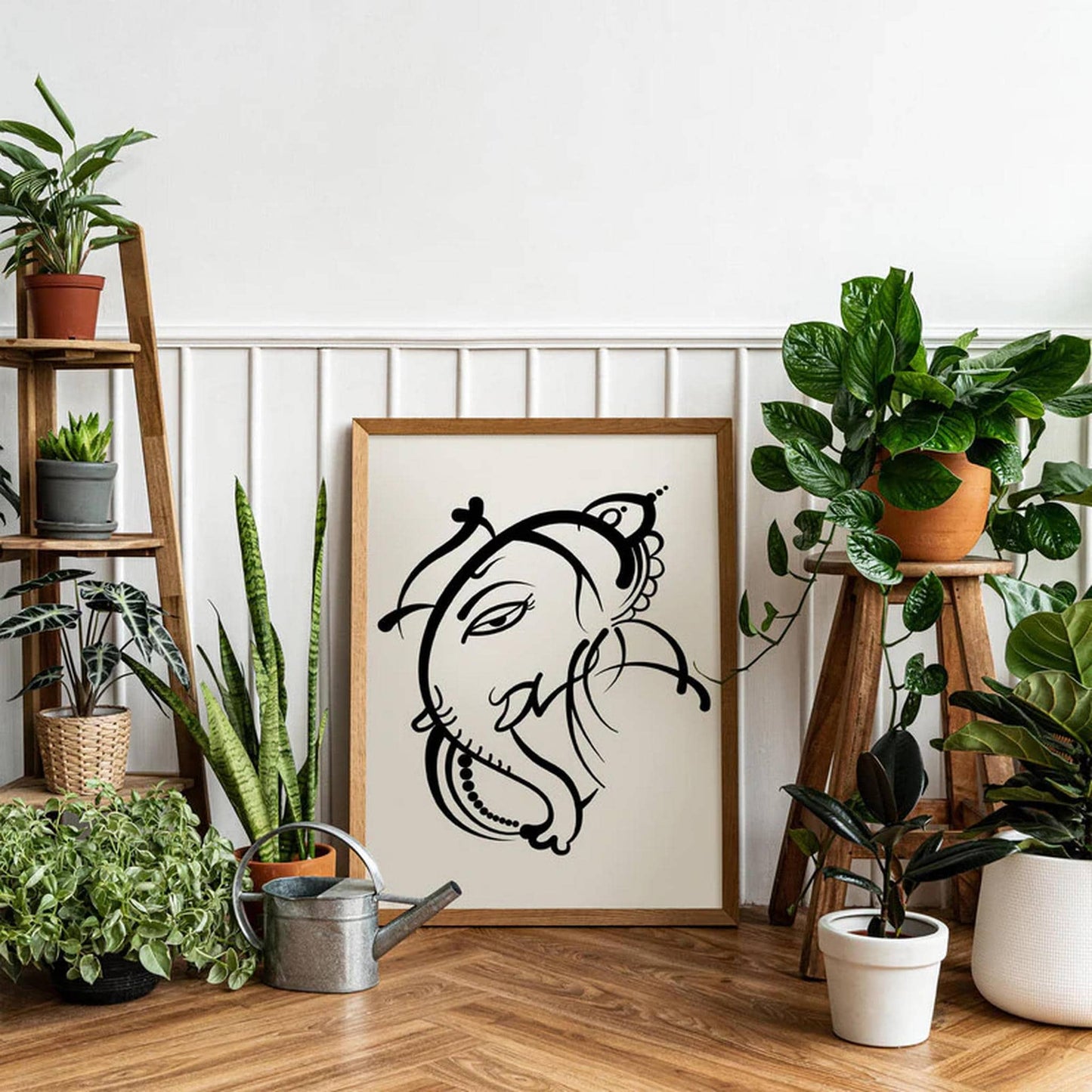 Indian Ganesh Art Print - HypeSheriff